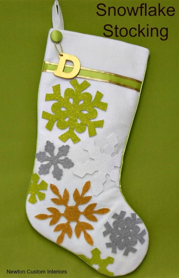10 BEST FESTIVE EASY DIY CHRISTMAS STOCKINGS - picture 11