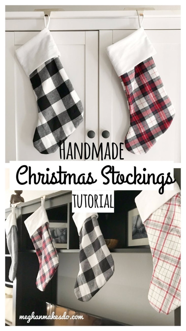 10 BEST FESTIVE EASY DIY CHRISTMAS STOCKINGS - picture 2