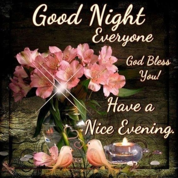 10 Best Good Night / Good Evening Picture Quotes - picture 8