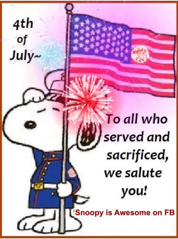 10+ Best Happy 4th Of July Snoopy Quotes And Sayings - picture 5