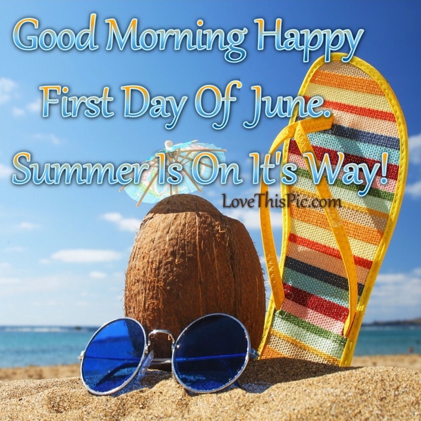 10 Best Happy First Day Of June Quotes And Sayings - picture 2