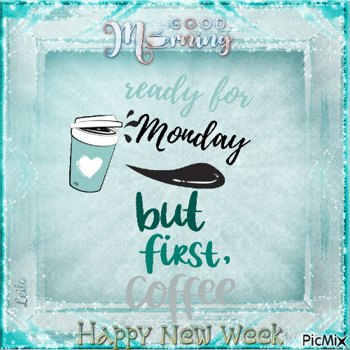 10 Best Happy Monday Animated Gifs With Coffee For 2023 - picture 7