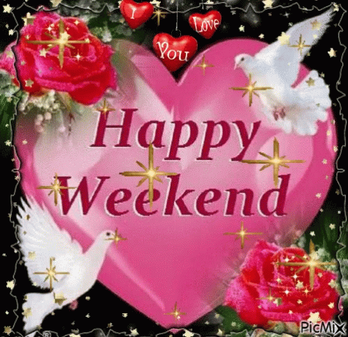 10 Best Happy Weekend Gifs With Quotes - picture 8