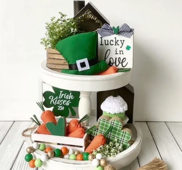 10 Best St. Patrick’s Day Tiered Tray Decor Ideas For 2023 - picture 10