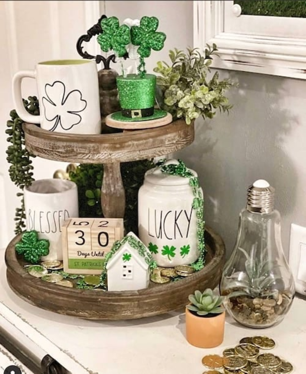 10 Best St. Patrick’s Day Tiered Tray Decor Ideas For 2023 - picture 11
