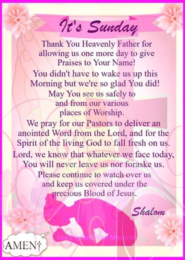 10 Best Sunday Prayers To Start Your Day - picture 8