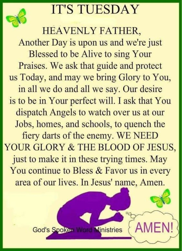 10 Best Tuesday Prayer Quotes - picture 10