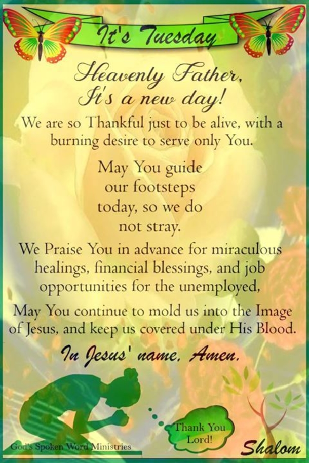 10 Best Tuesday Prayer Quotes - picture 5