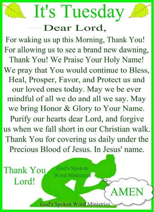 10 Best Tuesday Prayer Quotes - picture 7