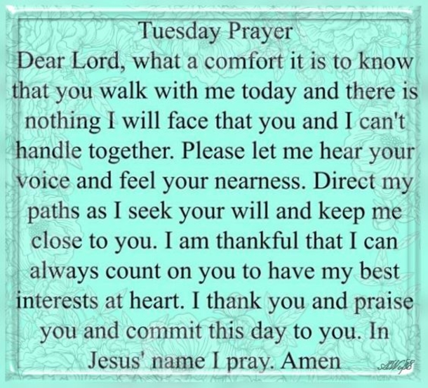 10 Best Tuesday Prayer Quotes - picture 9
