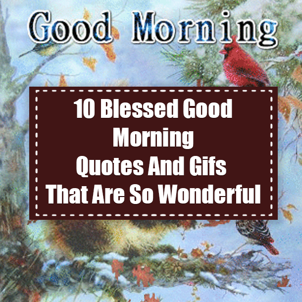 10 Blessed Good Morning Quotes And Gifs That Are So Wonderful