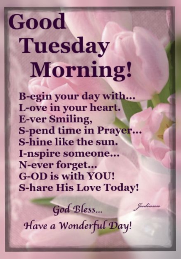 10 Blessed Good Morning Tuesday Greetings - picture 2