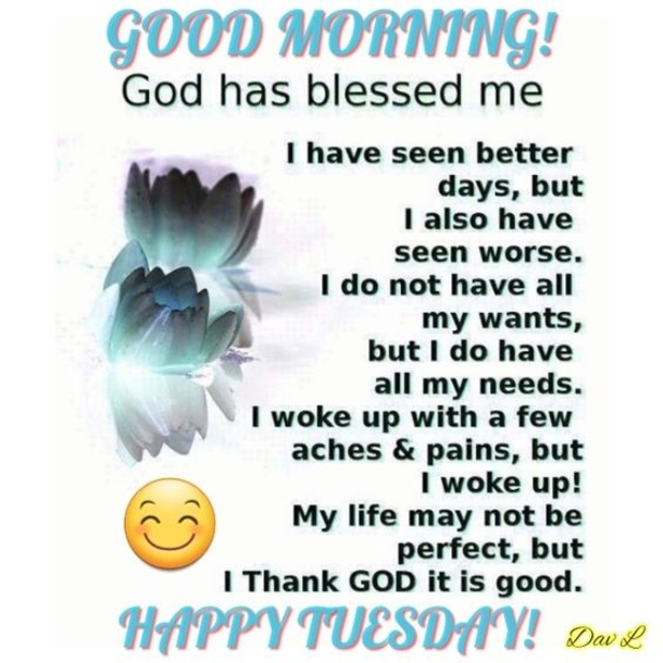10 Blessed Good Morning Tuesday Greetings - picture 7