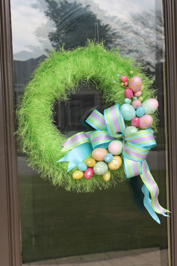 10 Bright, Beautiful And Cheerful Easter Wreath Ideas - picture 2