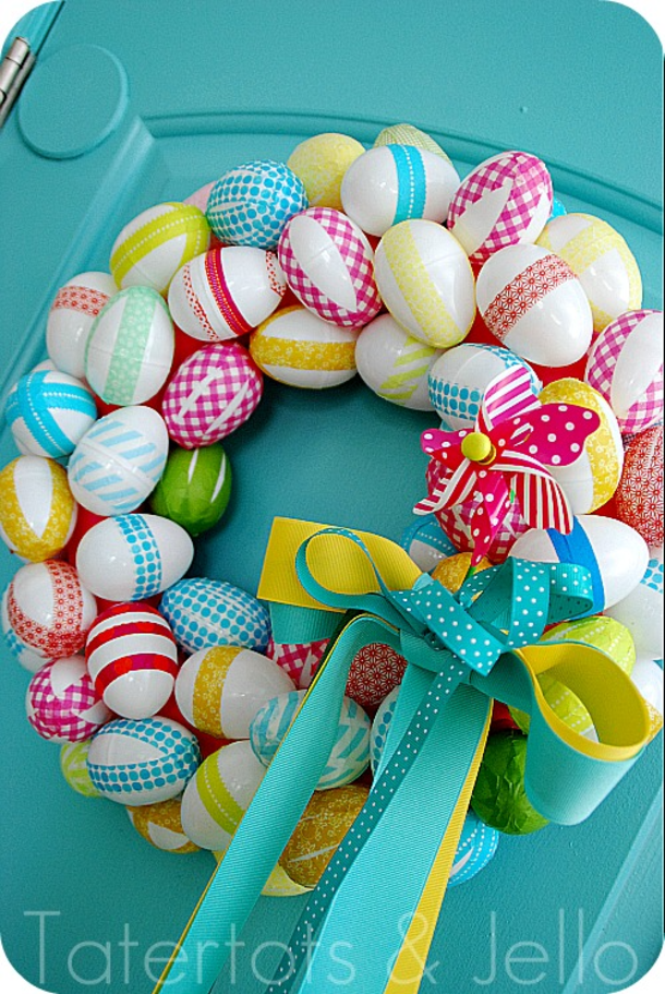 10 Bright, Beautiful And Cheerful Easter Wreath Ideas - picture 7