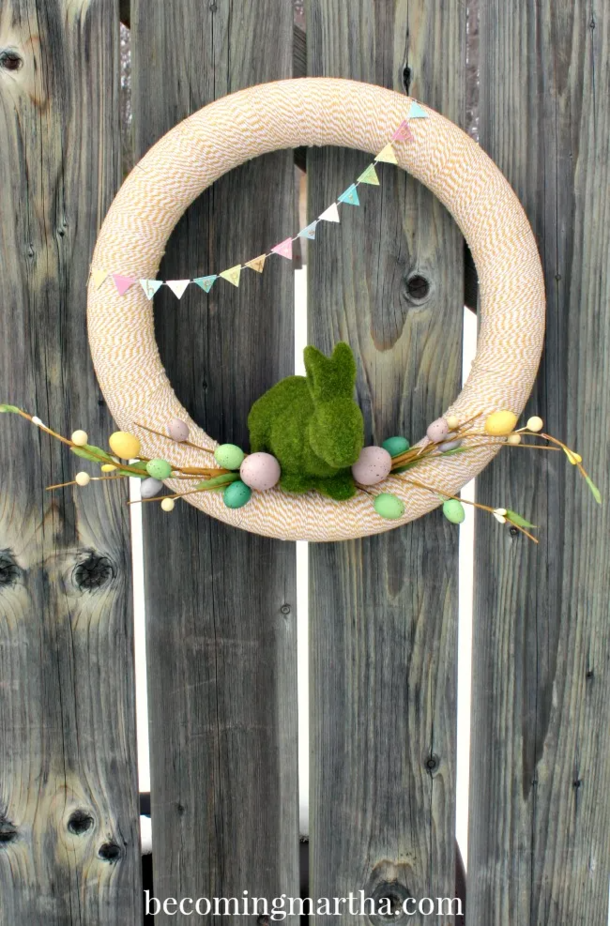 10 Bright, Beautiful And Cheerful Easter Wreath Ideas - picture 9