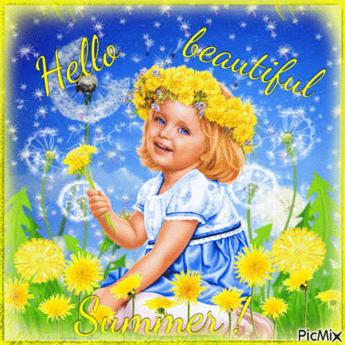 10 Bright & Fun Hello Summer Animated Gifs For 2023 - picture 3