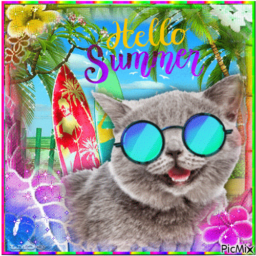 10 Bright & Fun Hello Summer Animated Gifs For 2023 - picture 7
