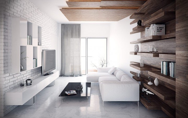 10 Catchy White Brick Home Interiors - picture 11