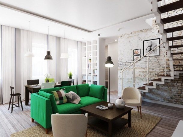 10 Catchy White Brick Home Interiors - picture 2