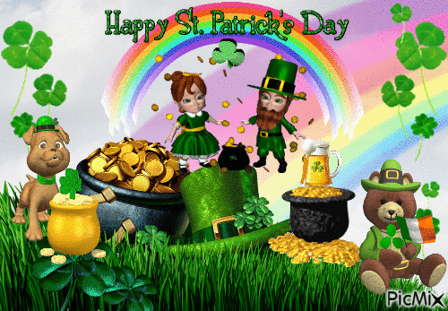 10 Cheerful And Cute Happy St. Patrick's Day Gifs With Quotes - picture 11