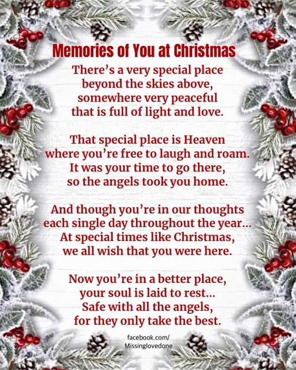 10 Christmas Quotes About Missing Loved Ones Who Are In Heaven - picture 3