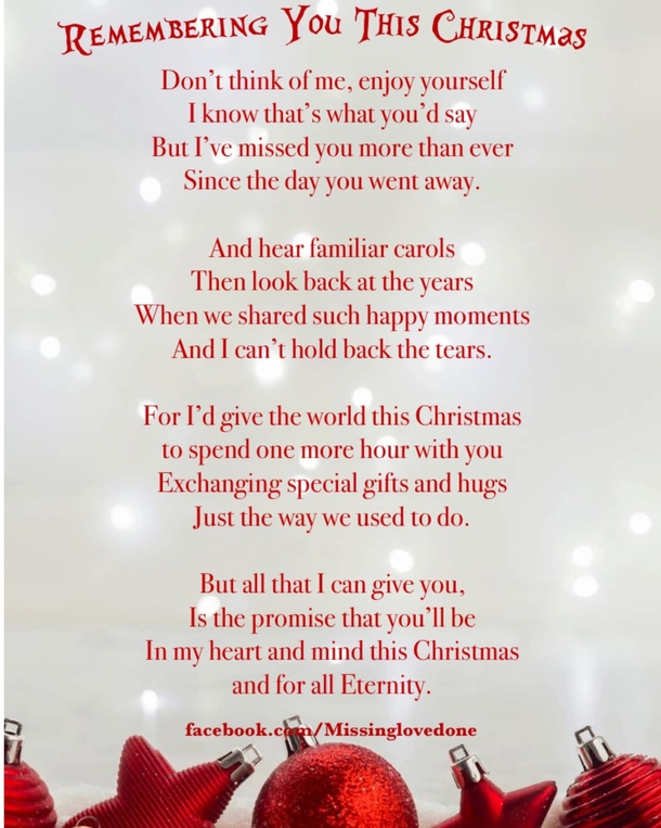 10 Christmas Quotes About Missing Loved Ones Who Are In Heaven - picture 7
