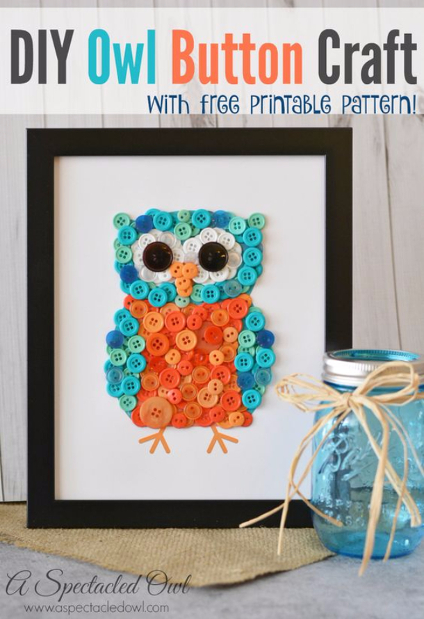 10 Creative DIY Crafts Using Buttons - picture 4