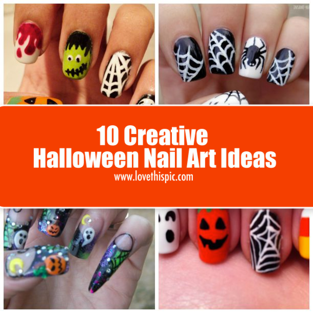 10 Creative Halloween Nail Art Ideas