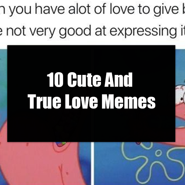 10 Cute And True Love Memes
