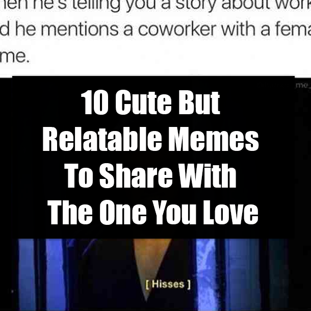 10 Cute But Relatable Memes To Share With The One You Love