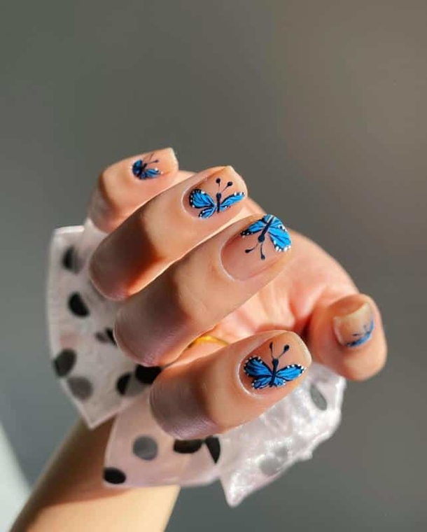 10 Cute Butterfly Nail Designs For 2023 That Will Warm Your Heart - picture 3