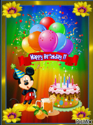 10 Cute Happy Birthday Animations And Gifs - picture 4