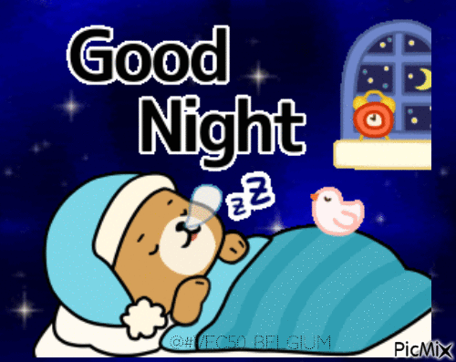 10+ Cute & Beautiful Good Night Gifs To Make Your Night Perfect - picture 3