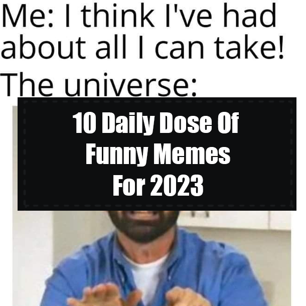 10 Daily Dose Of Funny Memes For 2023