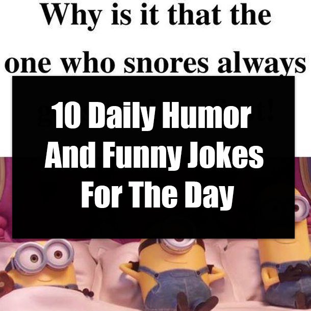 10 Daily Humor And Funny Jokes For The Day