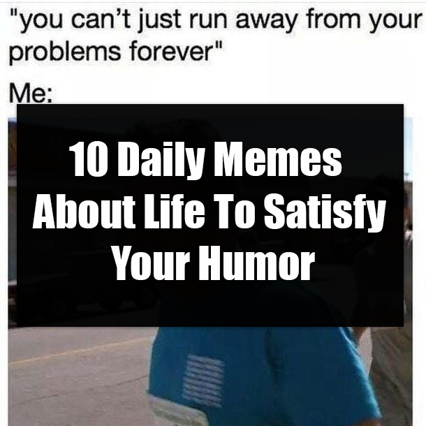 10 Daily Memes About Life To Satisfy Your Humor