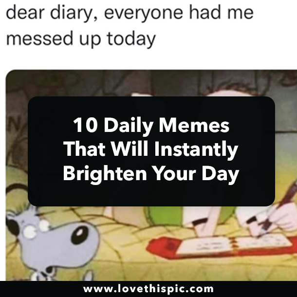 10 Daily Memes That Will Instantly Brighten Your Day