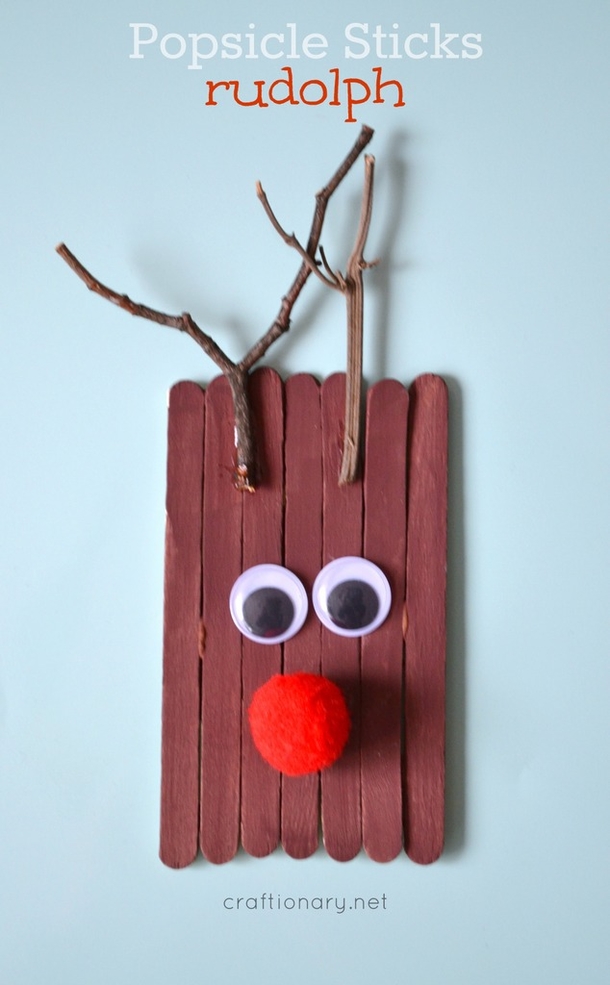 10 DIY Christmas Popsicle Stick Crafts for Kids to Make - picture 8