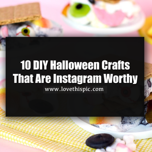 10 DIY Halloween Crafts That Are Instagram Worthy