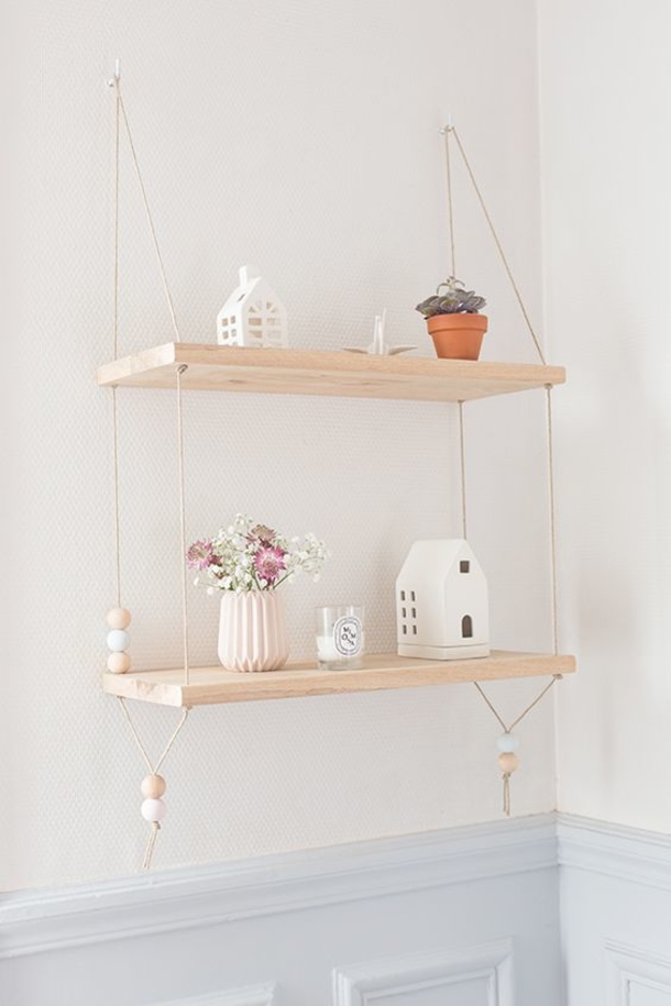 10 DIY Hanging Shelves That Will Make You A Stylish Minimalist - picture 12