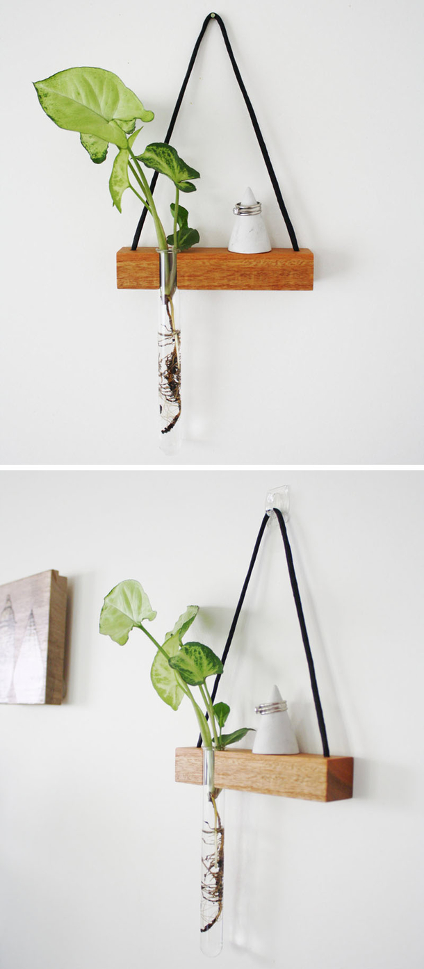 10 DIY Hanging Shelves That Will Make You A Stylish Minimalist - picture 2
