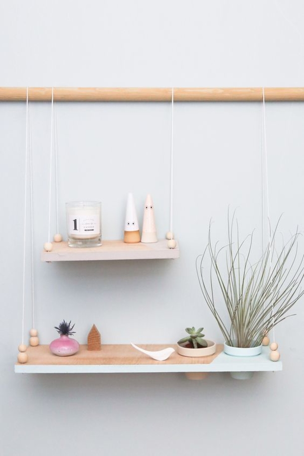 10 DIY Hanging Shelves That Will Make You A Stylish Minimalist - picture 7