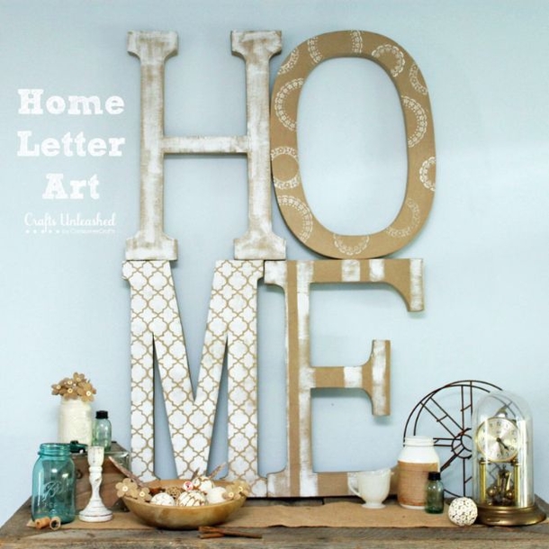 10 DIY Letter Signs To Design For Your Home - picture 11