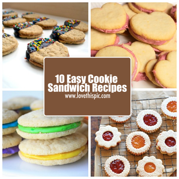 10 Easy Cookie Sandwich Recipes