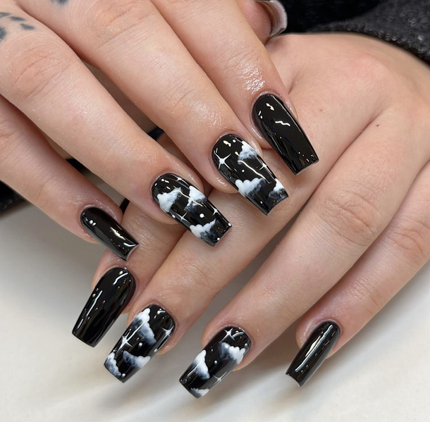 10+ Extra Cute & Fluffy Cloud Nails You Have To Try NOW - picture 12
