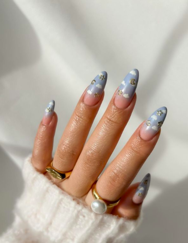 10+ Extra Cute & Fluffy Cloud Nails You Have To Try NOW - picture 3