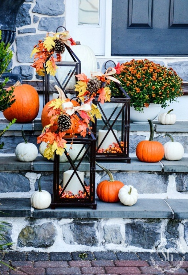 10 Eye-Catching Fall Porch Ideas To You Ready For The Autumn Season - picture 5