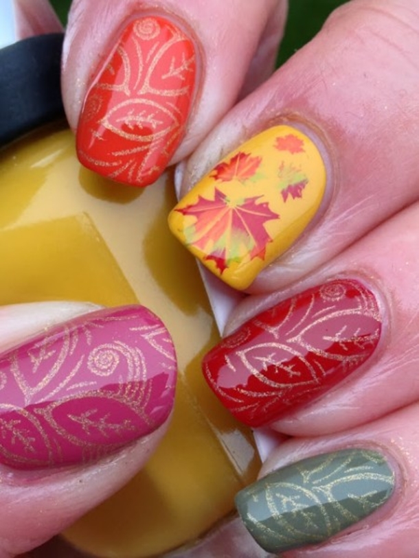 10 Fall Nail Art Ideas And Designs - picture 5