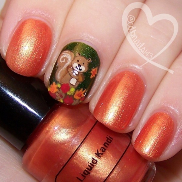 10 Fall Nail Art Ideas And Designs - picture 6